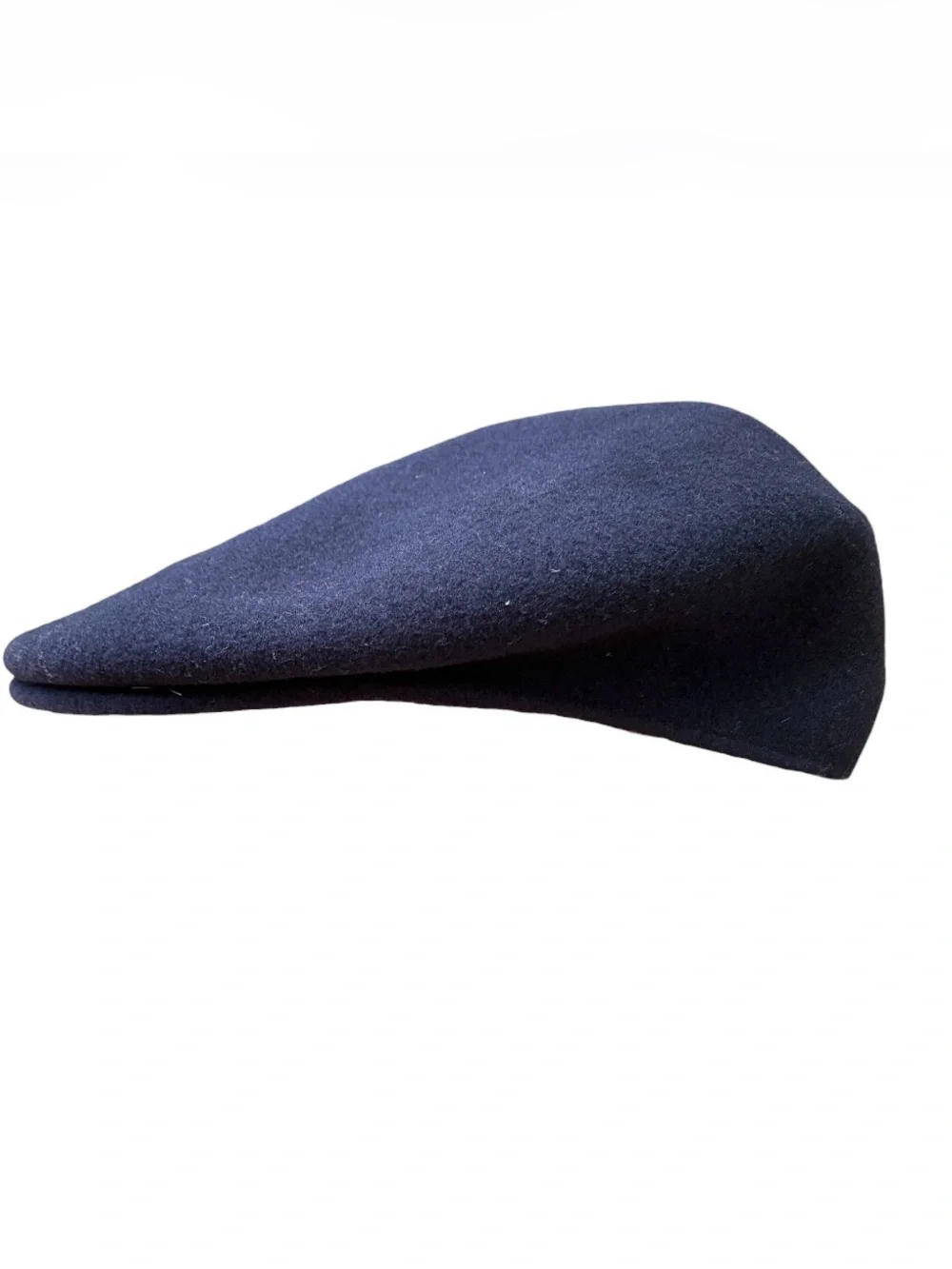 Kangol Newsboy Blue Black Ink Wool Cap, Kangaroo Black Wool Cap, Retro